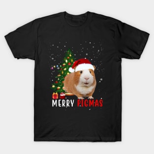 Merry Pigmas - Funny Guinea Pig Shirt for Christmas Gift T-Shirt